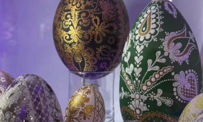 Zdjęcie do Mini muzeum pisanki w Ośrodku Kultury Sportu i Rekreacji w Wiszni Małej