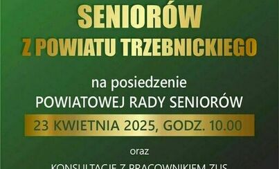 Zdjęcie do Posiedzenie Powiatowej Rady Senior&oacute;w oraz konsultacje z pracownikiem ZUS