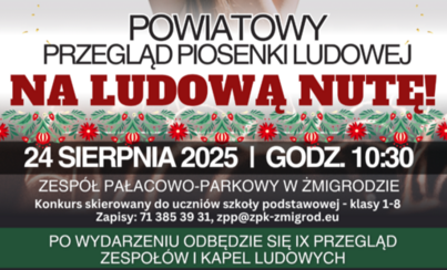 Zdjęcie do Powiatowy Przegląd Piosenki Ludowej
