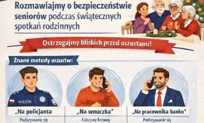 Zdjęcie do Rozmawiajmy o bezpieczeństwie senior&oacute;w podczas świątecznych spotkań