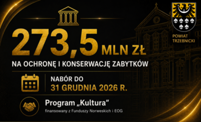 Zdjęcie do 273,5 mln zł na ochronę i konserwację zabytk&oacute;w