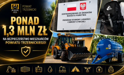 Zdjęcie do Ponad 1,3 mln zł na bezpieczeństwo mieszkańc&oacute;w Powiatu Trzebnickiego!