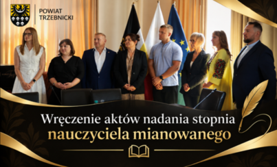 Zdjęcie do Ważny dzień dla nauczycieli z Powiatu Trzebnickiego