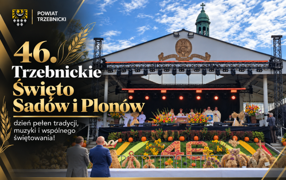 46. Trzebnickie Święto Sadów i Plonów – wspólne świętowanie zakończenia żniw